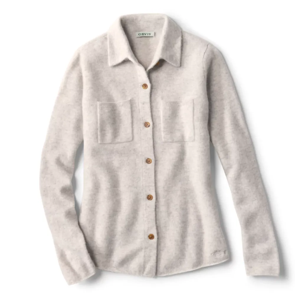 Boiled Cashmere Sweater Jacket