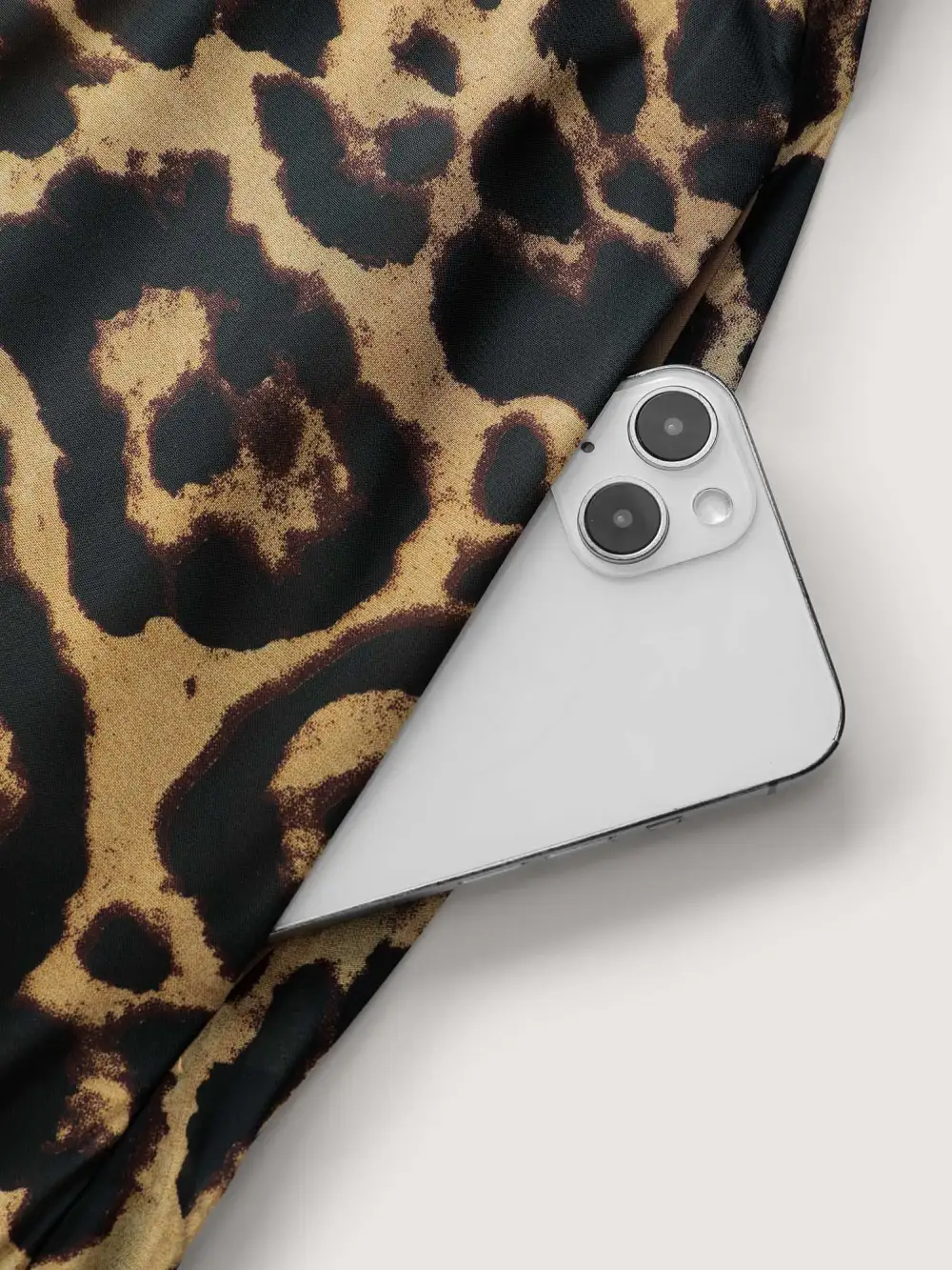 Off-Shoulder Leopard Print Sheer Maxi Dress