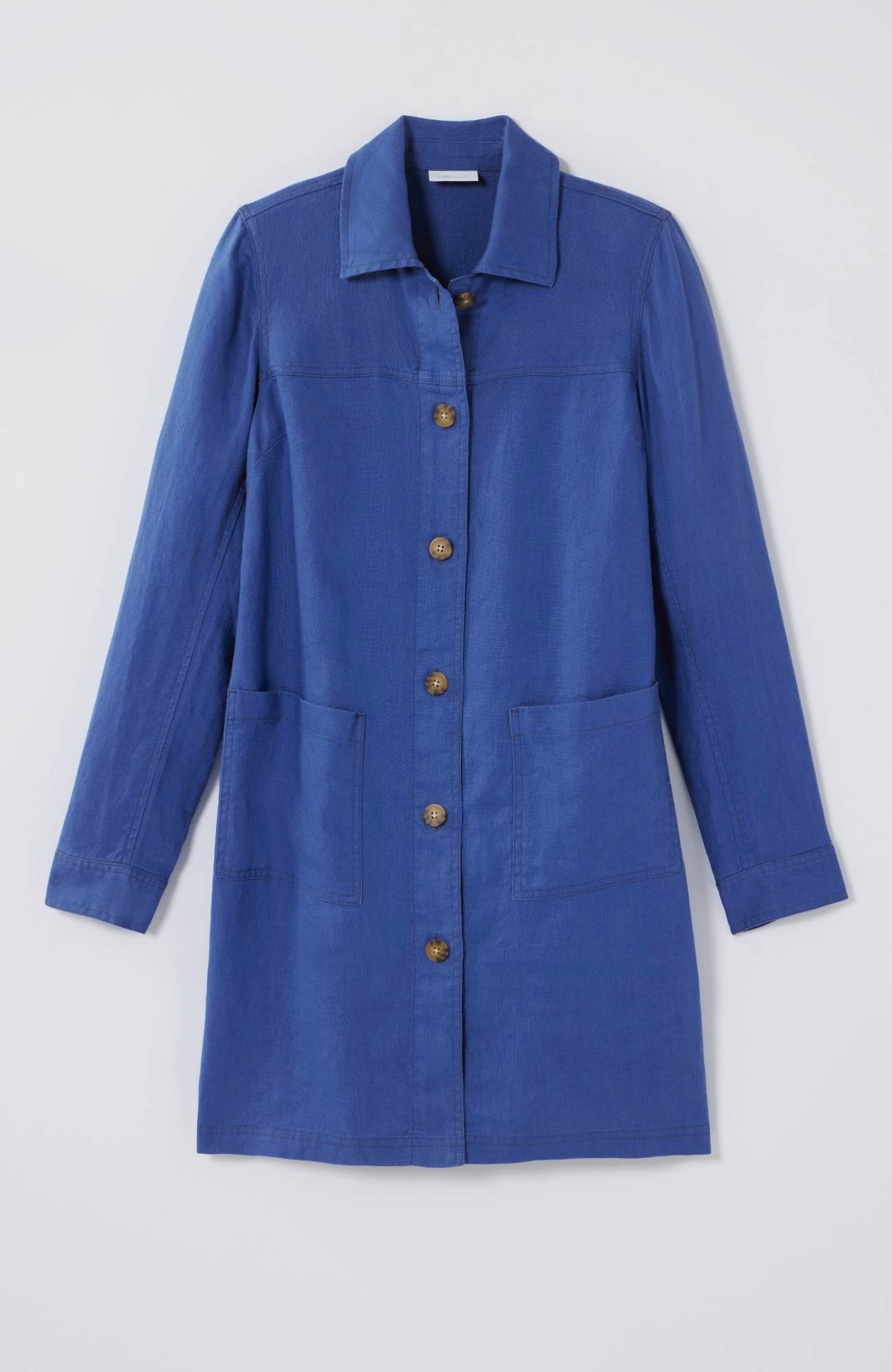 Long Linen Duster Jacket