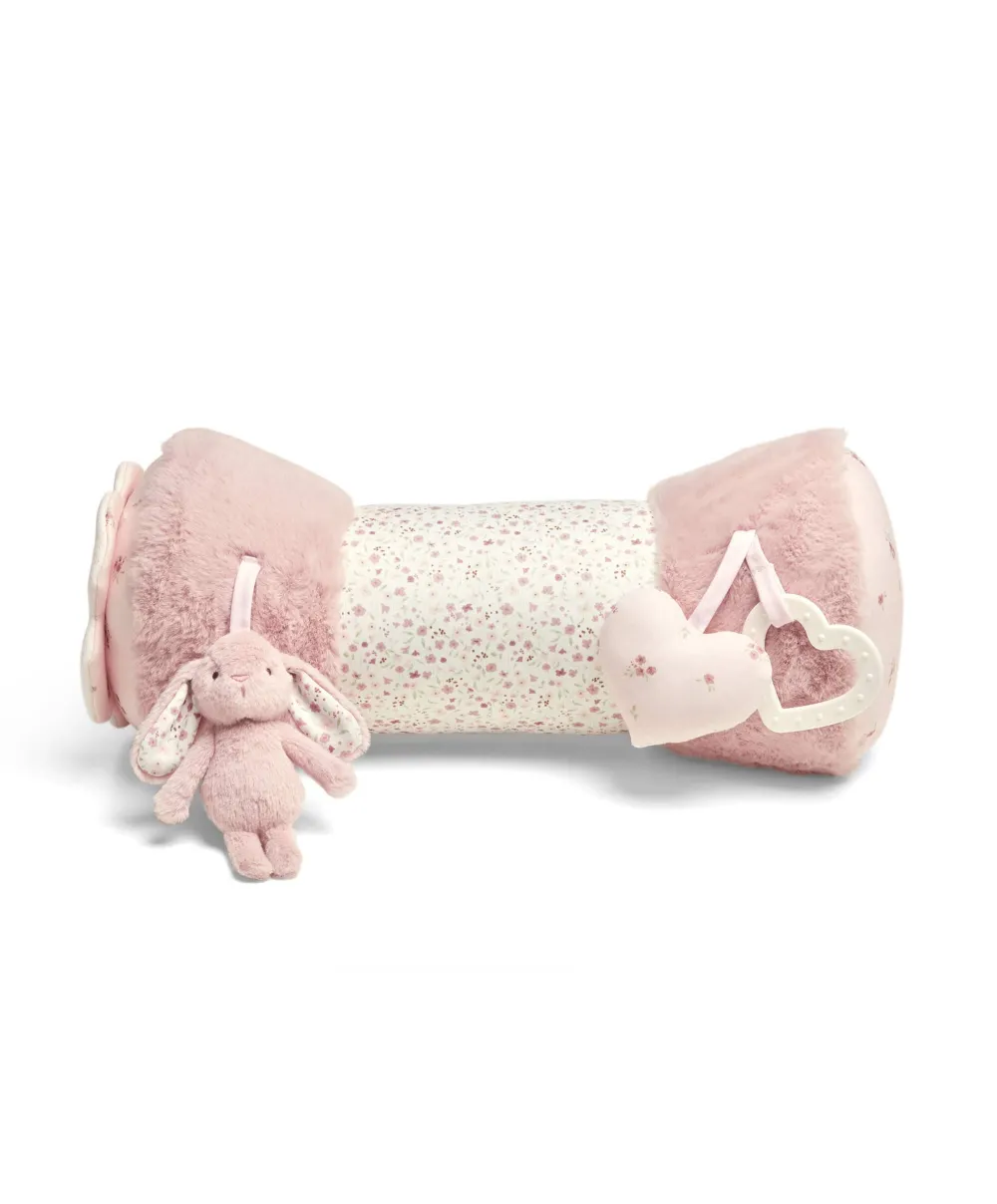 Tummy Time Roll - Welcome to the World Pink