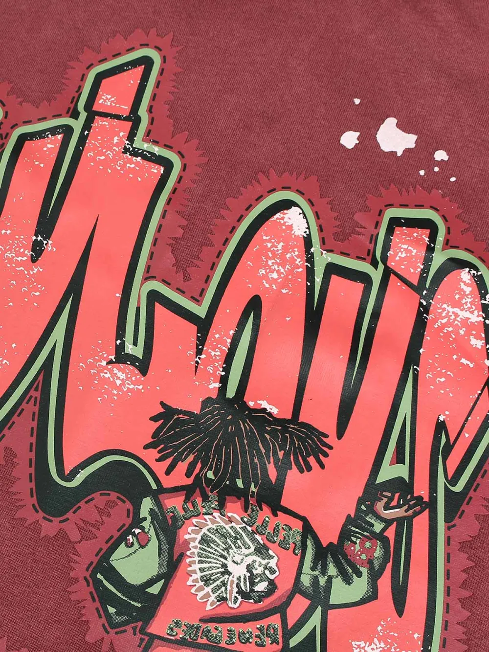 High Street Fun Printed Hoodie