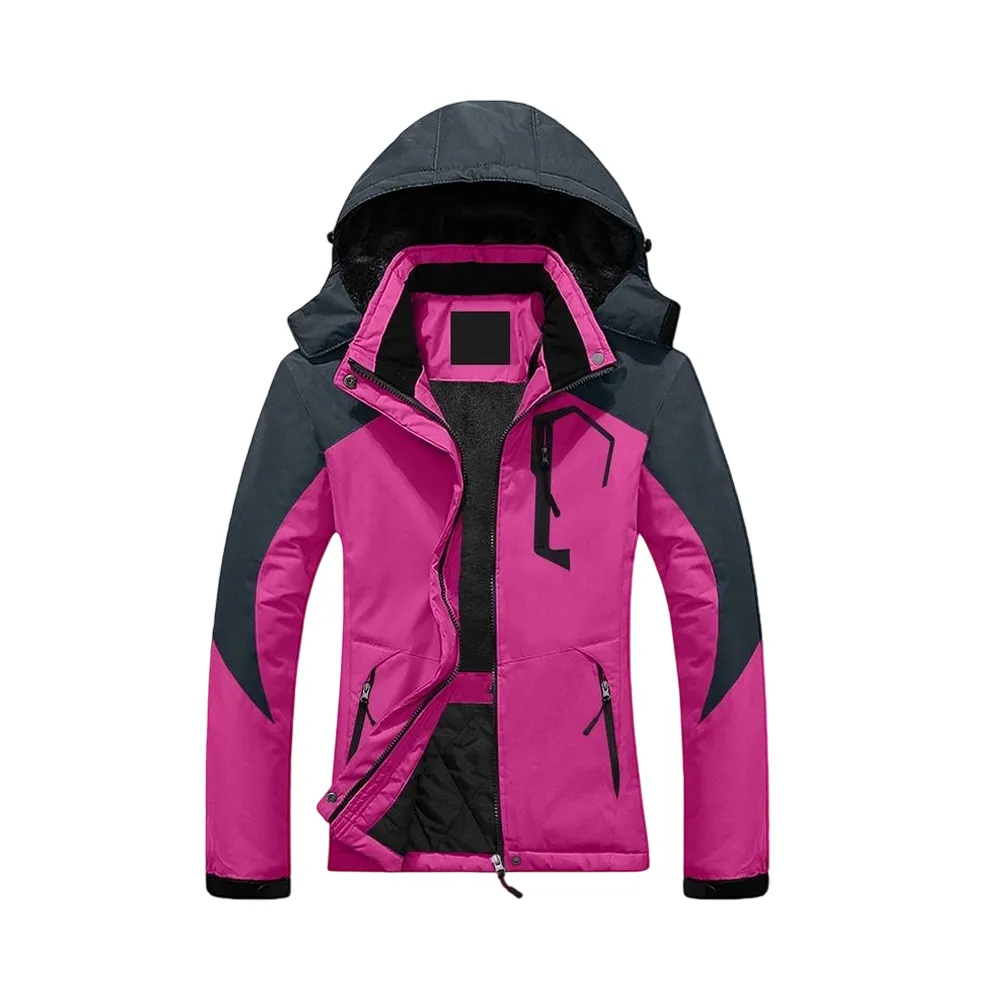 Women's Windproof Waterproof Winter Ski Jacket (Hooded)