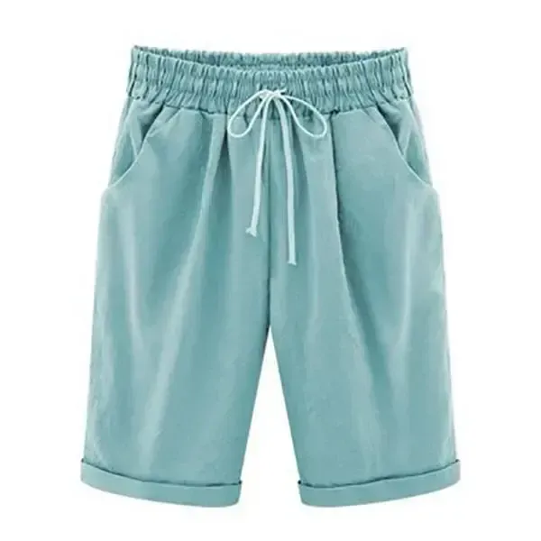 6 Color Plus Size Pockets  Beach Wear Casual Shorts
