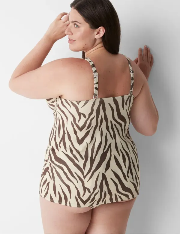 Fitted Underwire Balconette Swim Tankini