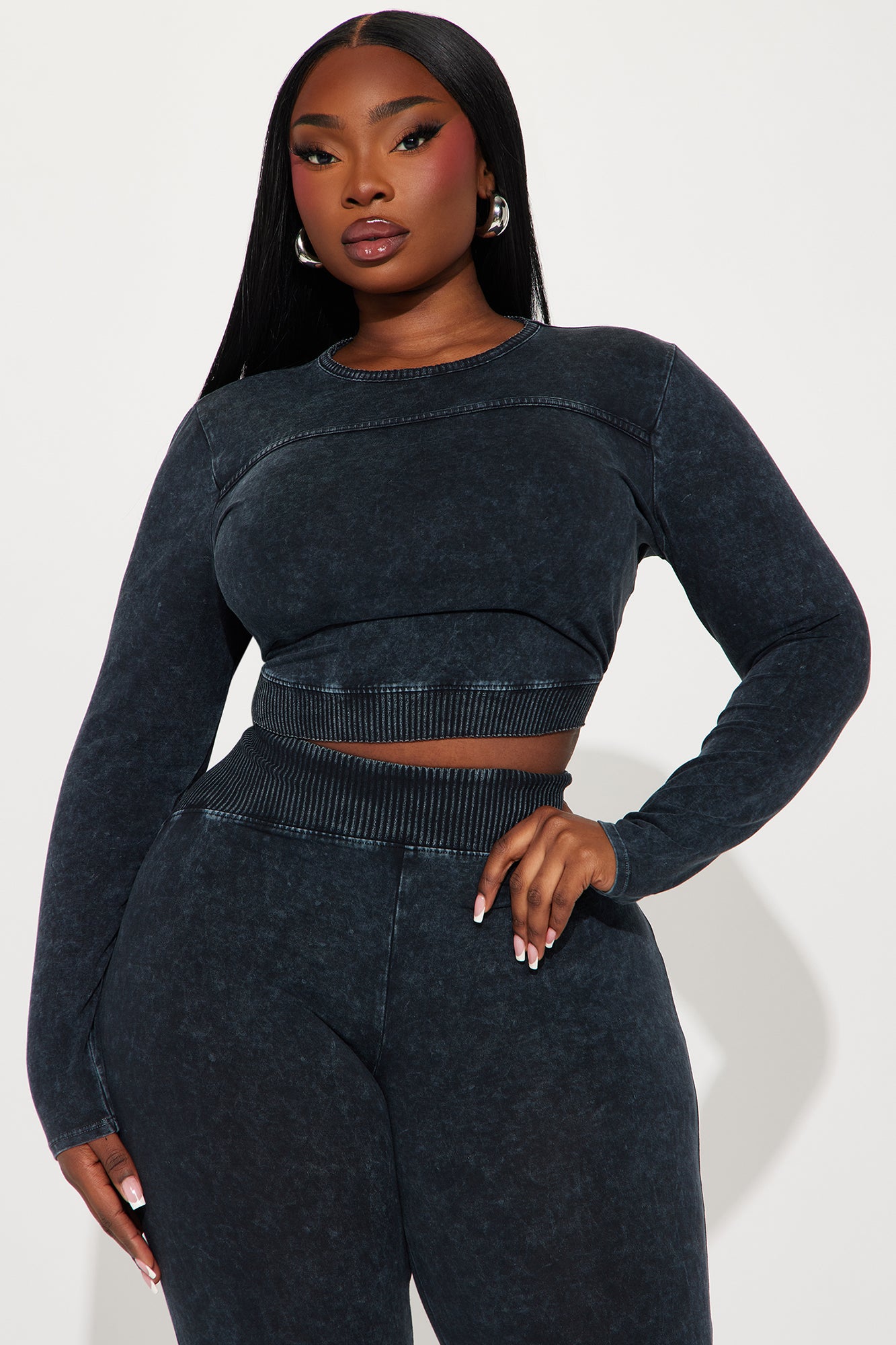 Always Invited Legging Set  - Navy