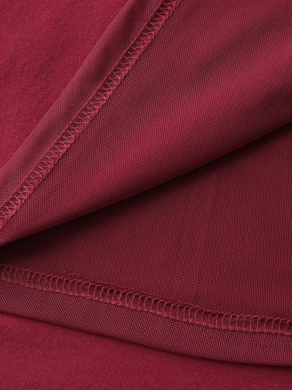 Supersoft Embroidered Gingham Contrast T-Shirt