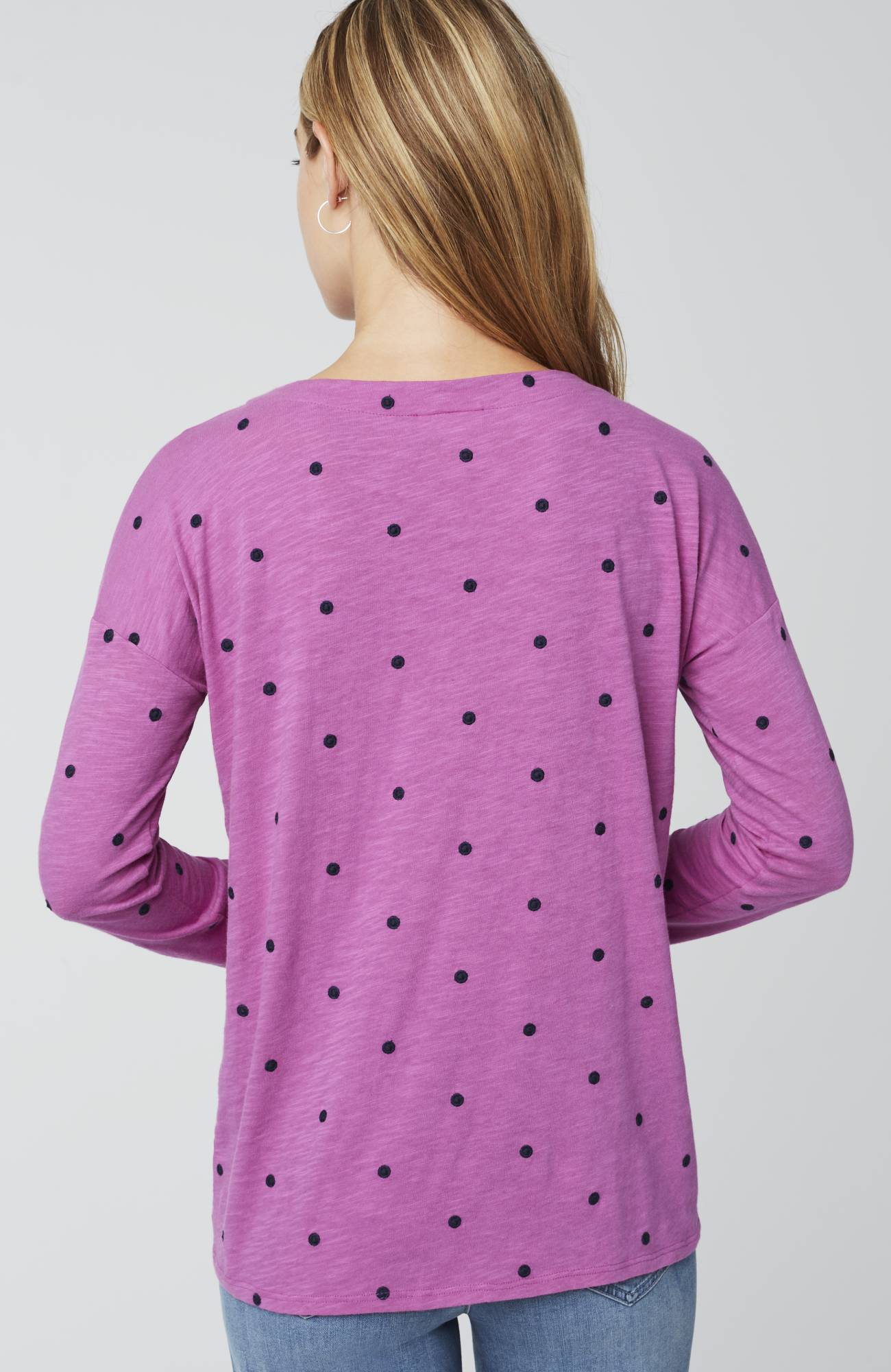 relaxed boat-neck tee