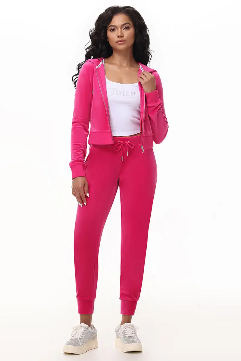 Big Bling Velour Jogger