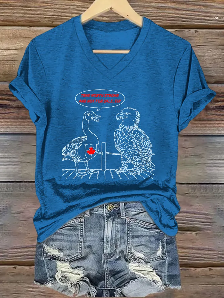 Women'S Never Be The 51st State Canada Will Never Yield To Tru.p T-Shirt