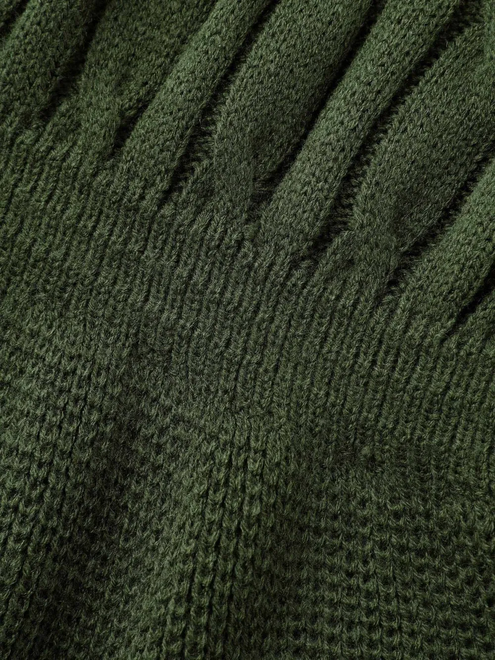 Texture Cable Knit Button Detail Pullover