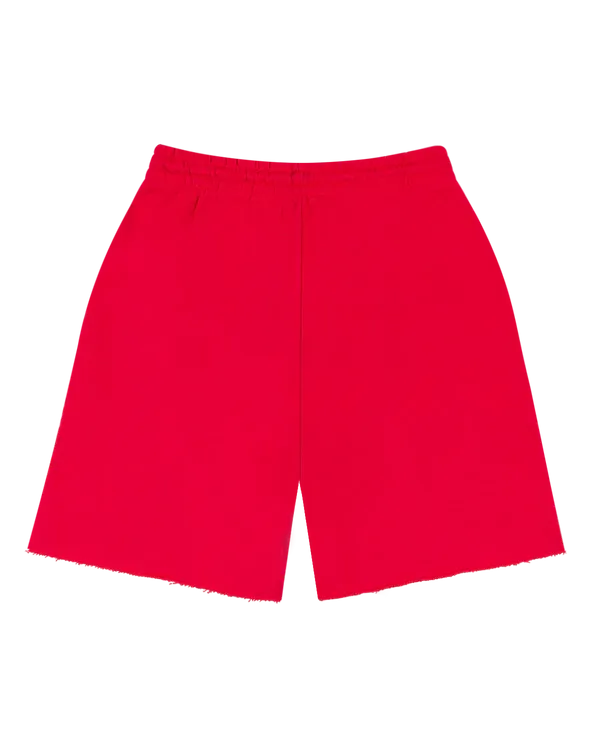 Denim University Sweat Shorts Red