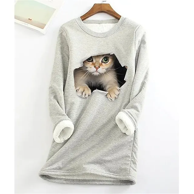 Women's Sweatshirt Pullover Fleece Active Streetwear Sportswear 1