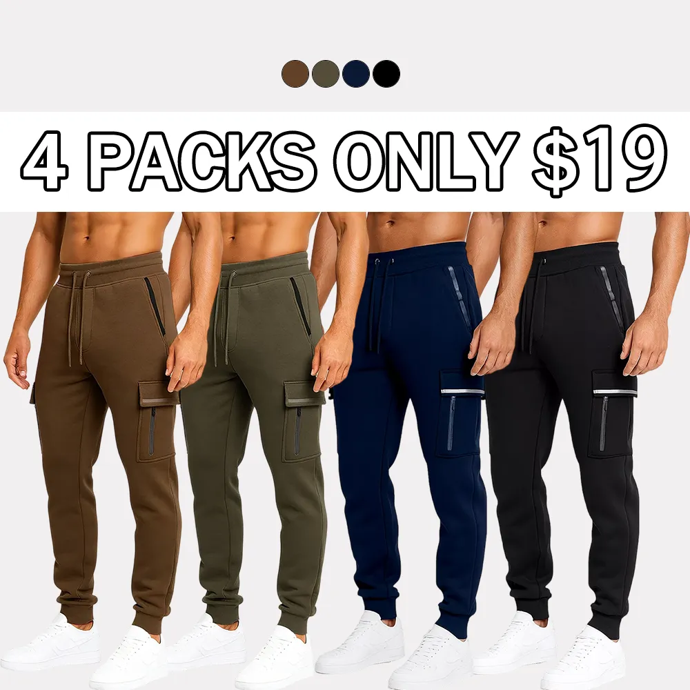Men's Slim-Fit Cargo Jogger Pants