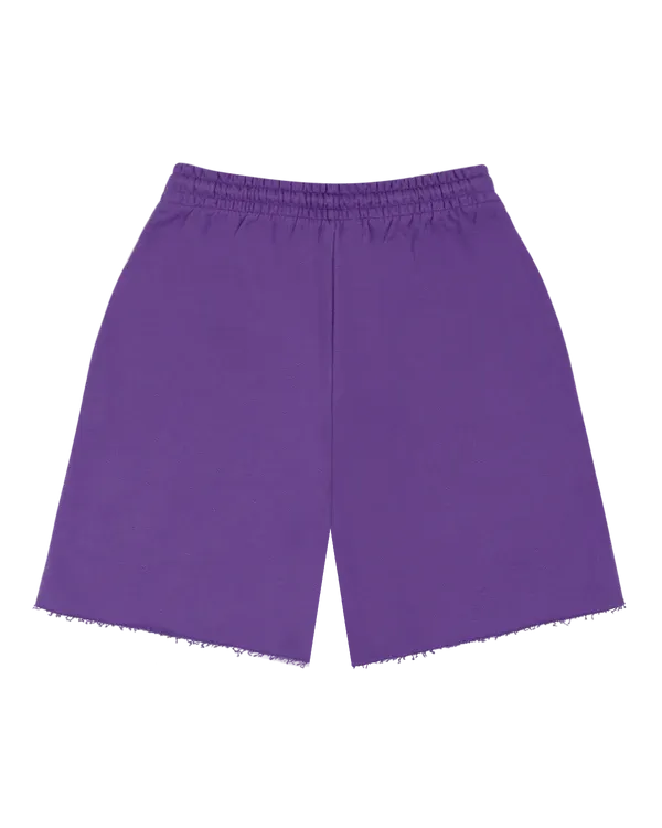 Denim University Sweat Shorts Purple