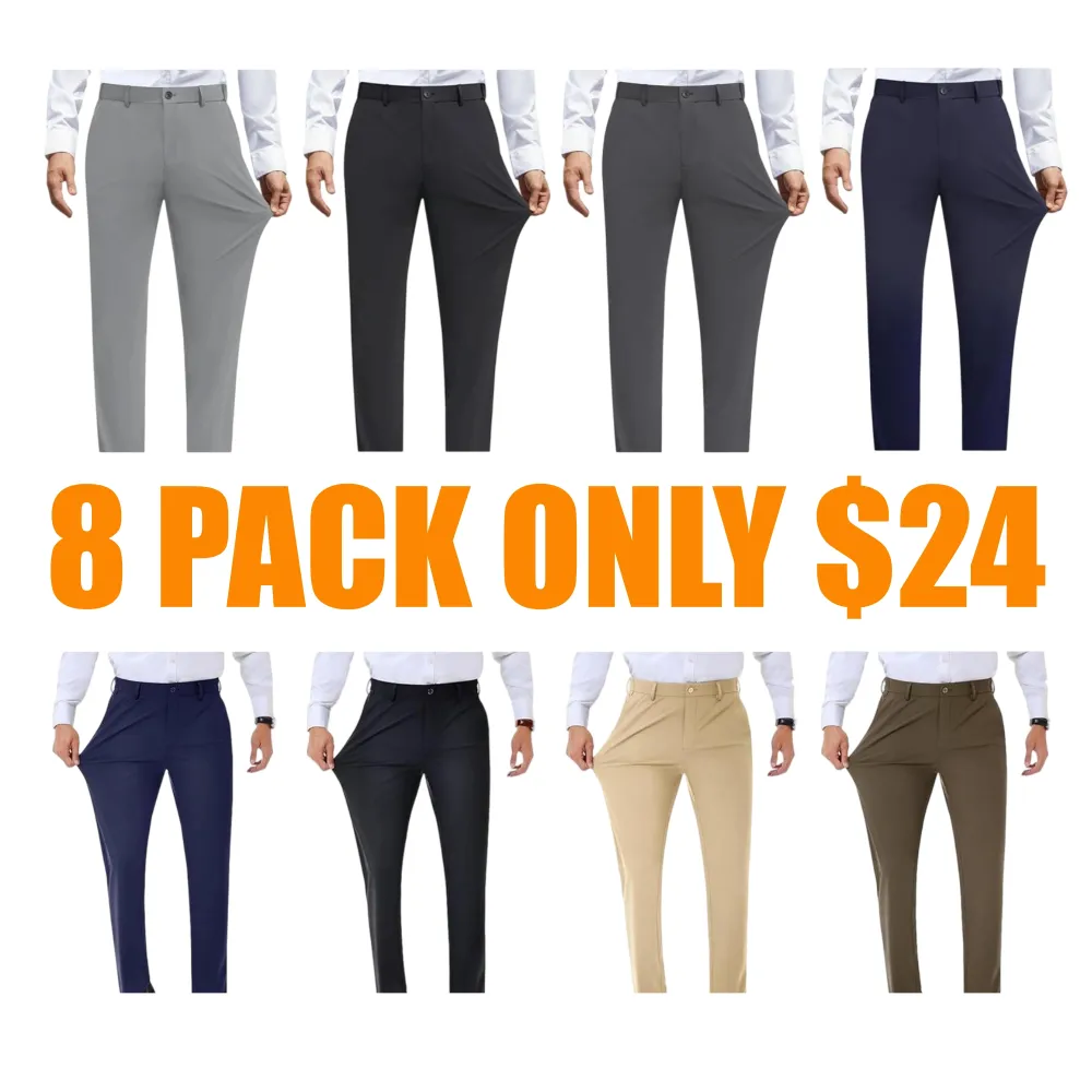 Men's Golf Pants with Expandable Waist