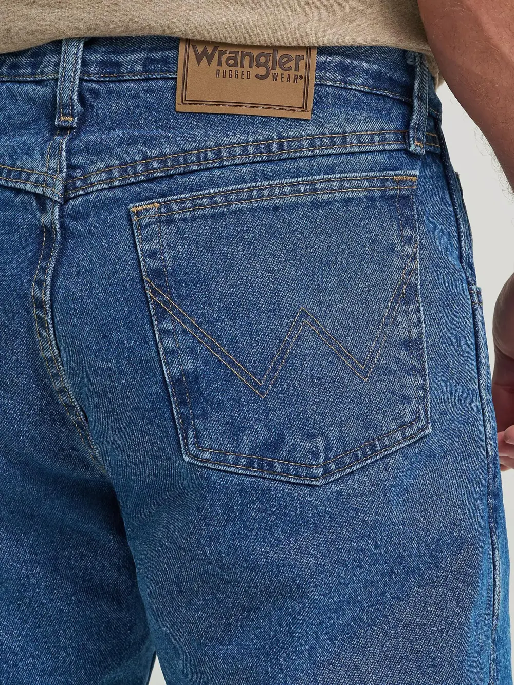 WRANGLER RUGGED WEAR THERMAL JEAN IN STONEWASHED