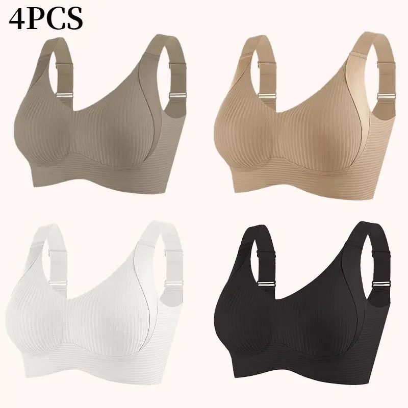 Seamless Bra Set-Push-Up, Wire-Free, Ultra-Soft Comfort