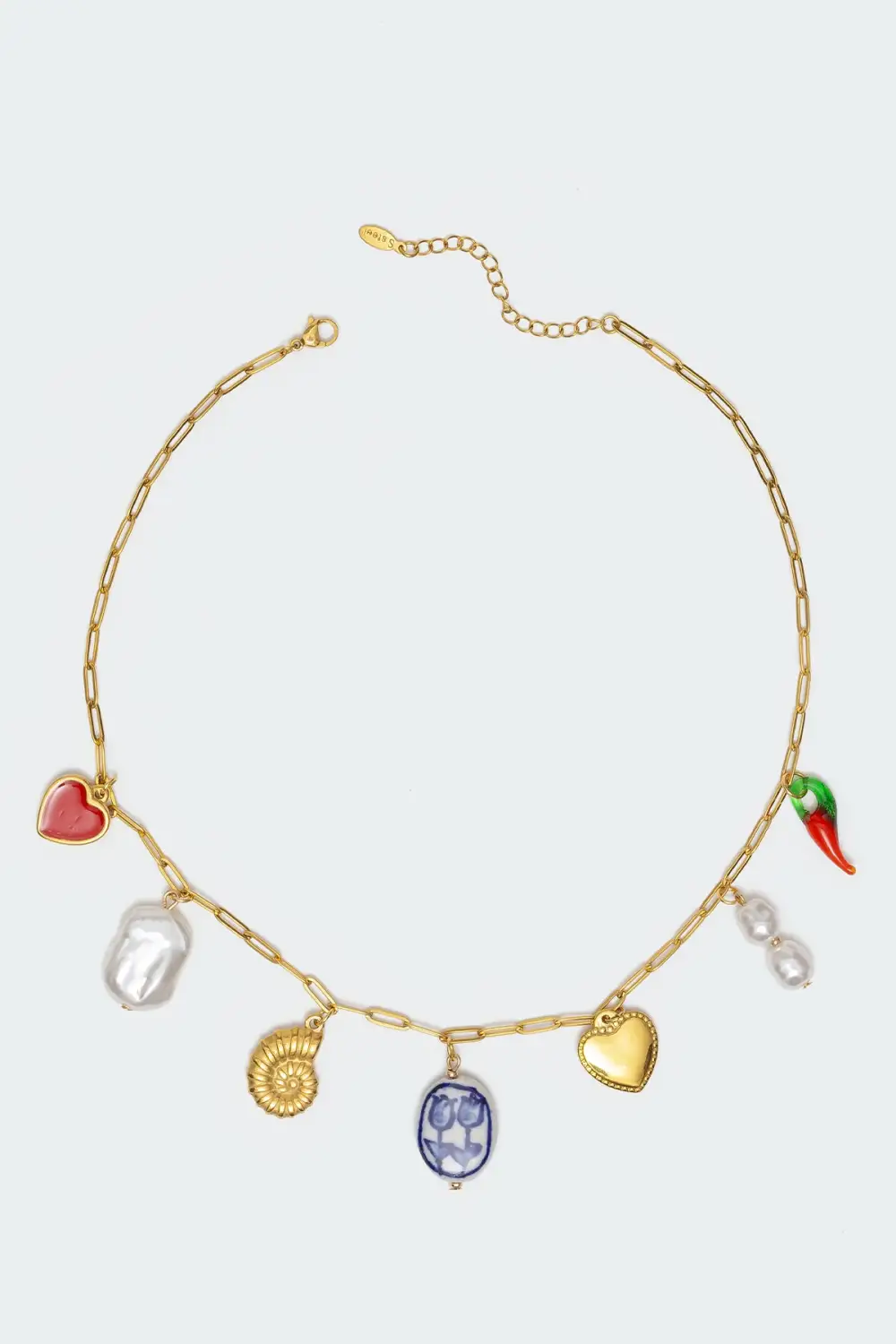 Seaside Sweetheart Charm Necklace