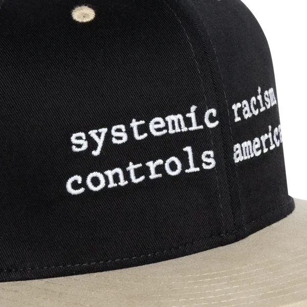 Systemic Racism Controls America Hat Black