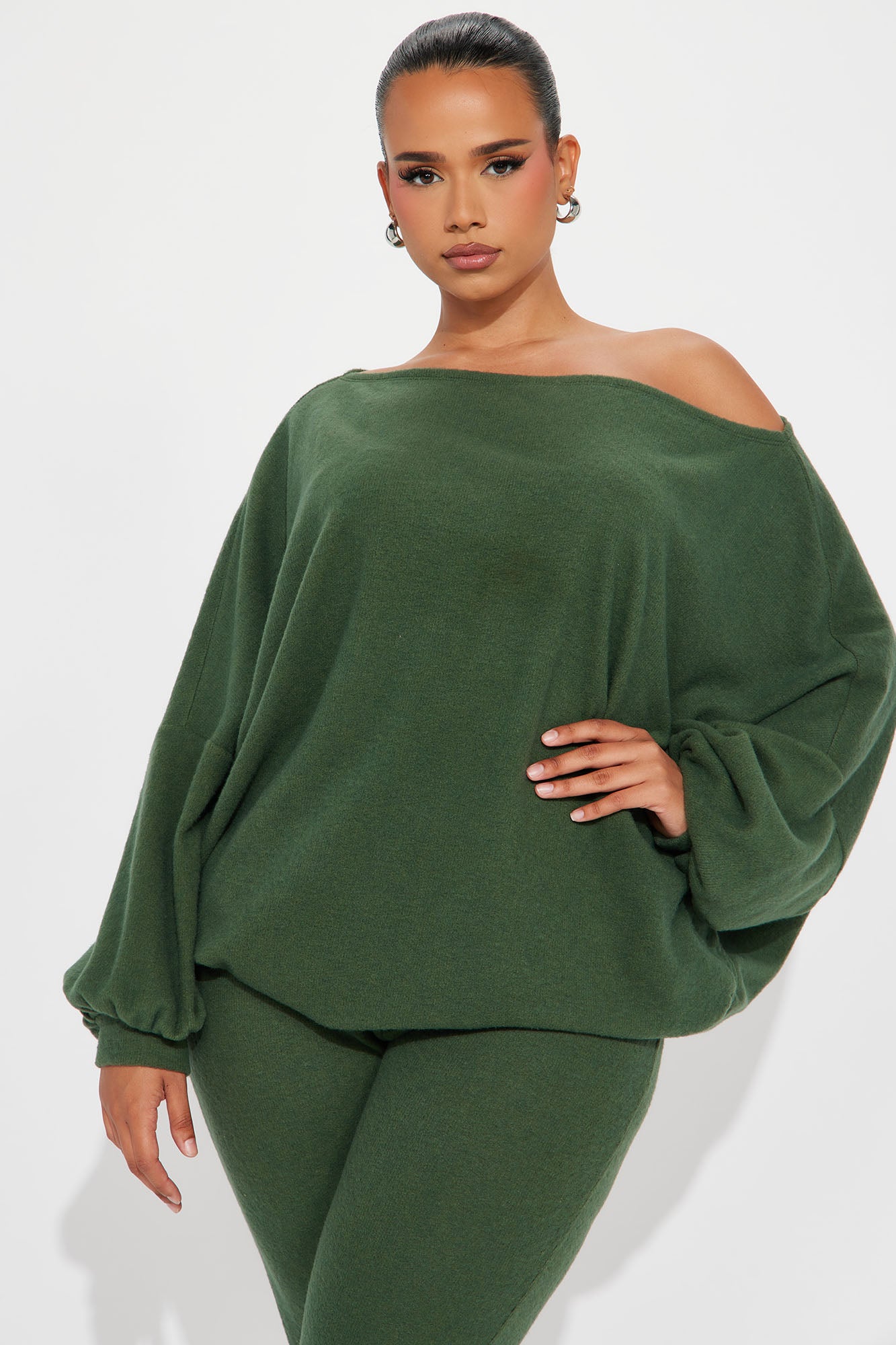 Comfy Mood Legging Set - Olive