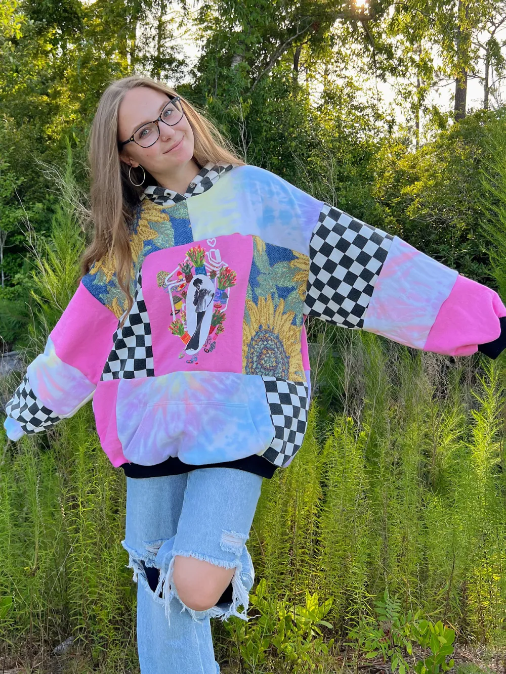 Pink Streetwear Leisure Hoodie Sweatshirts