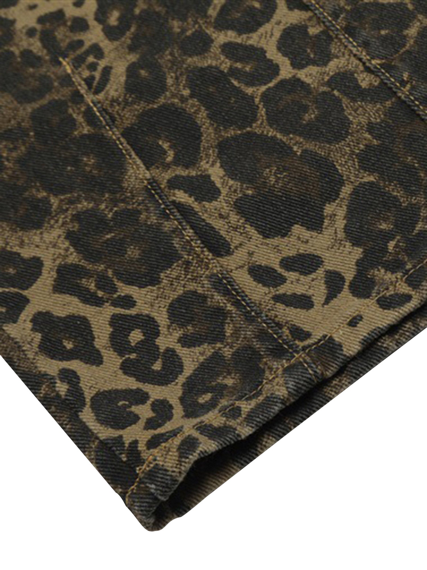Leopard Print Street Style Workwear Overalls - 2020