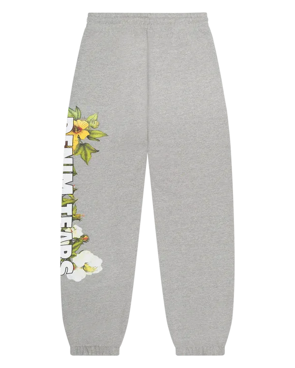DT Floral Logo Sweatpant Grey