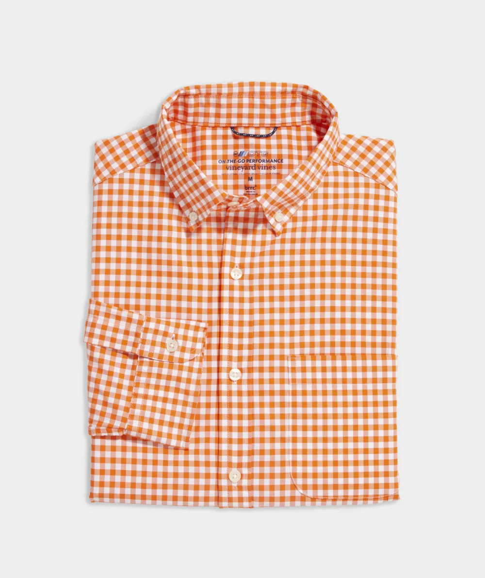 On-The-Go brrr° Gingham Shirt