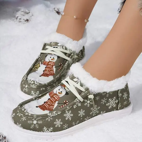 Women's Christmas Short Snow Boots 25044289C