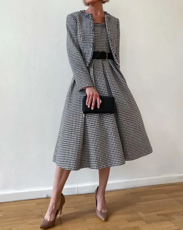 SMALL SUIT + SUSPENDER SKIRT SUIT