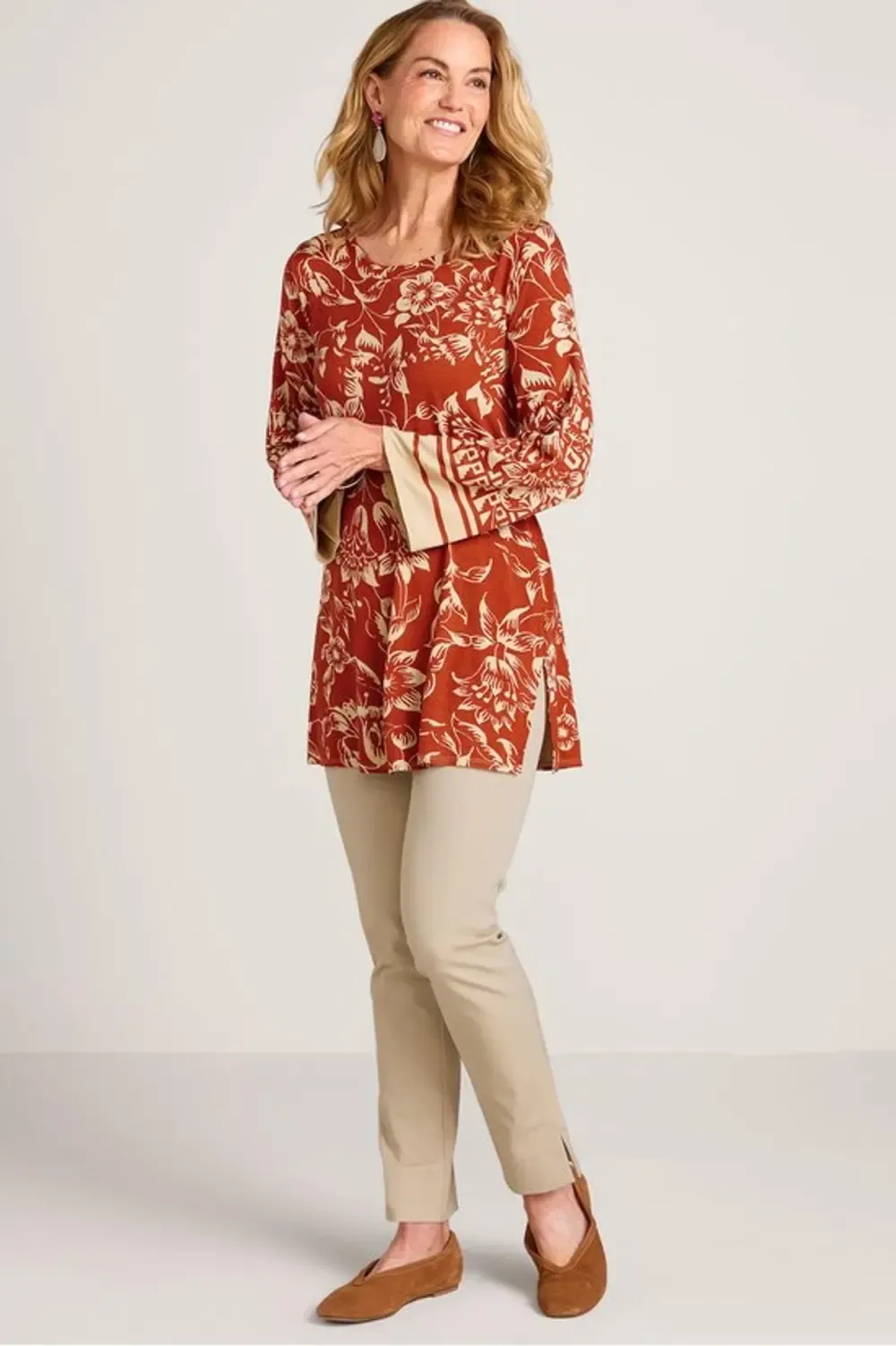 Asteria Bracelet Sleeve Knit Tunic