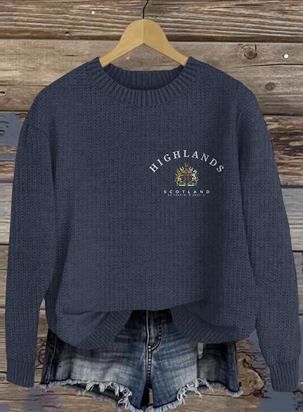 Scottish Tourist Round Neck Sweater