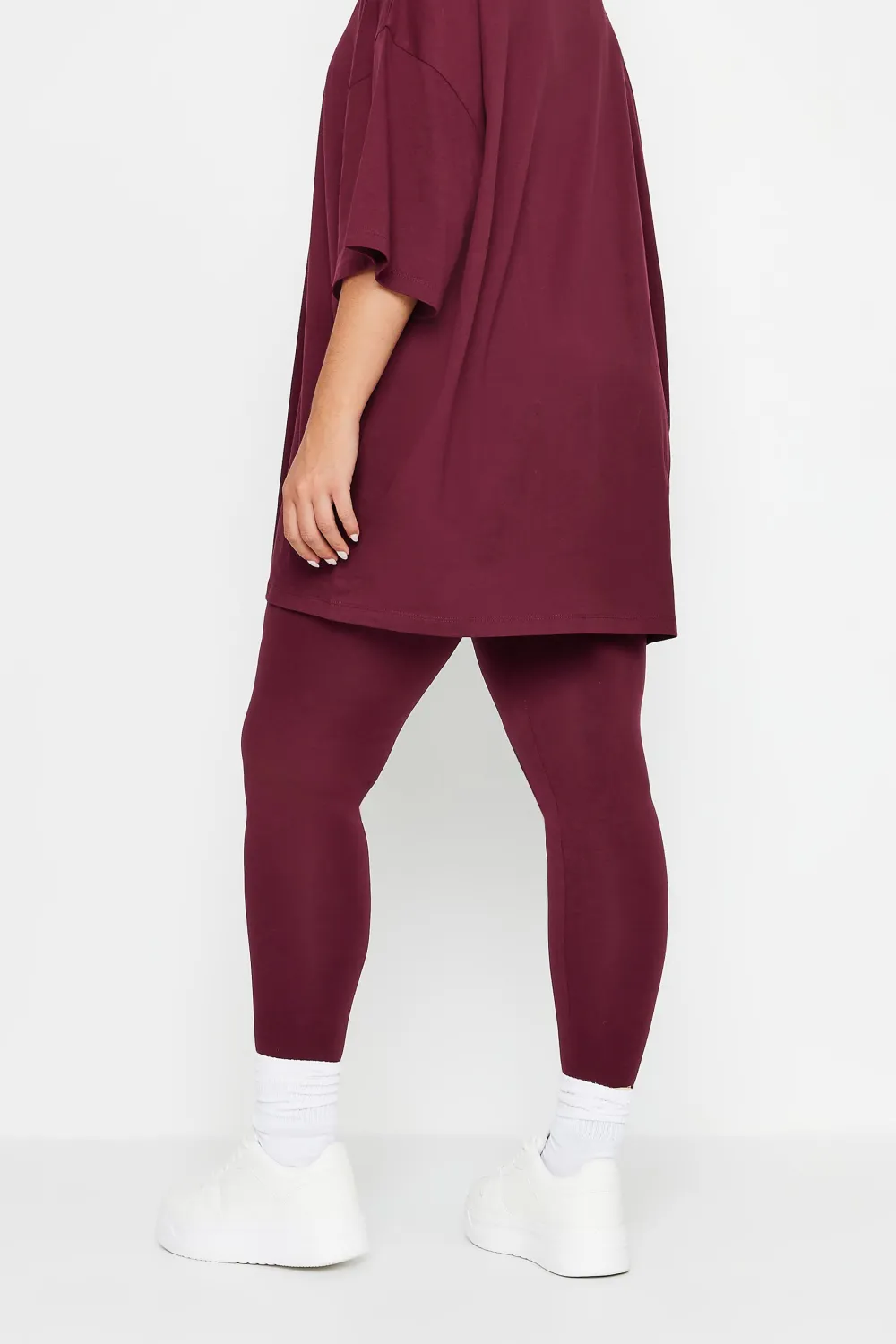 YOURS Curve Chocolate Brown Leggings