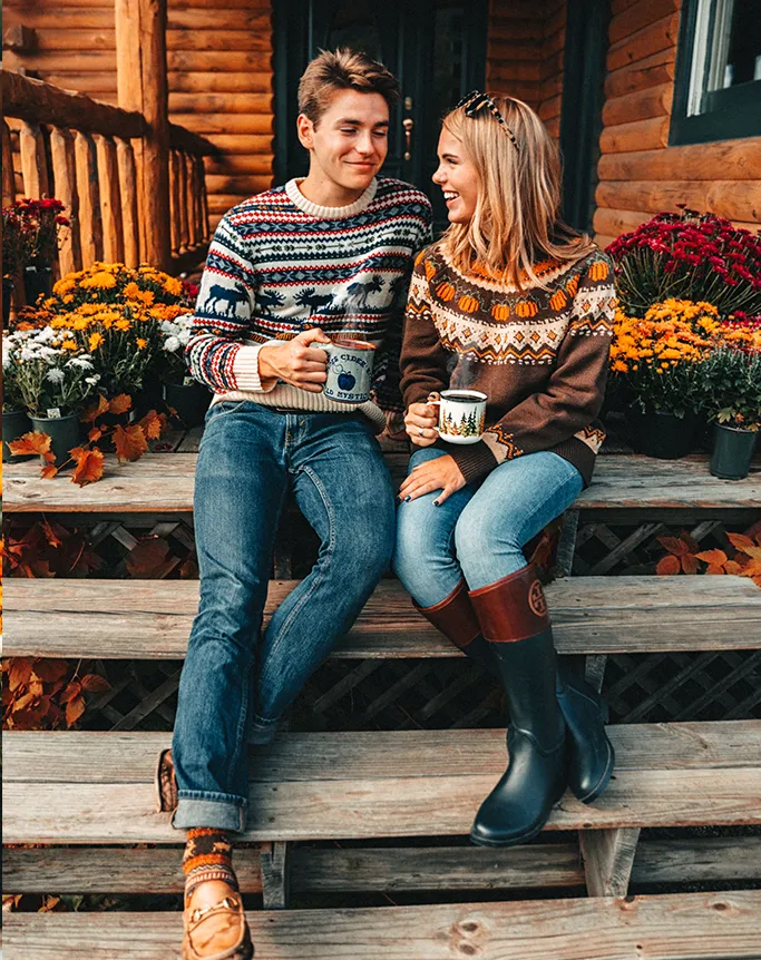 The Cozy Pumpkin Sweater - Women's