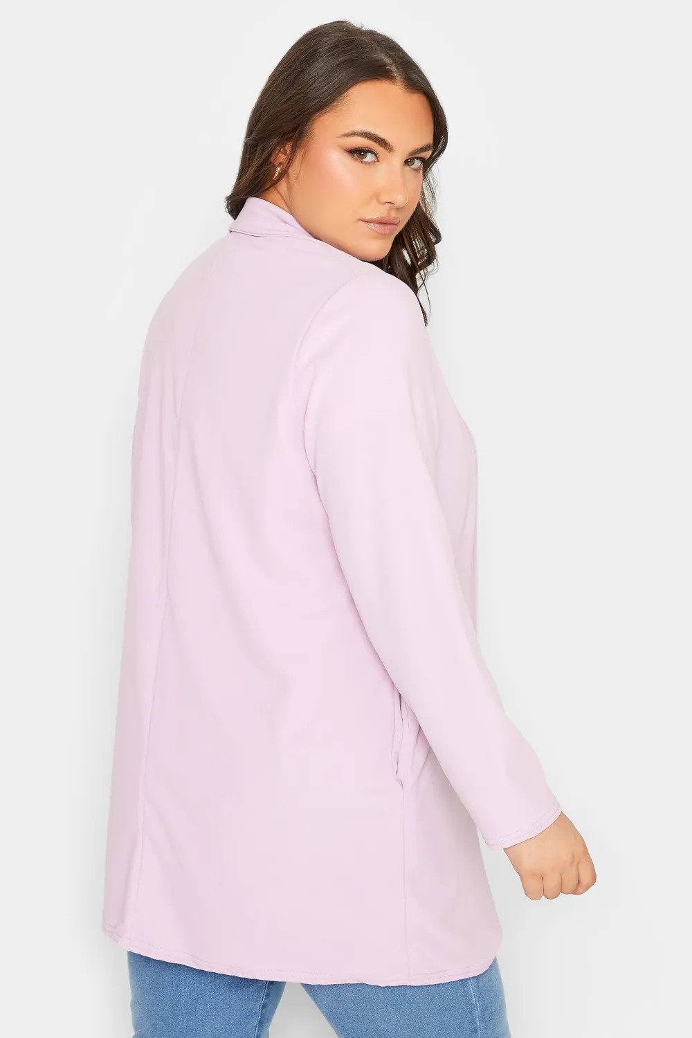 YOURS Curve Hot Pink Longline Blazer