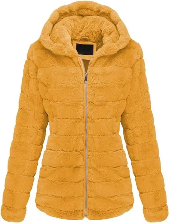Women's Faux Fur Coat  Sherpa-Lined Fleece Jacket