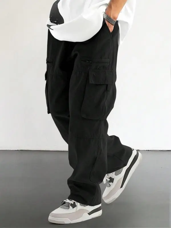 Unisex Loose Cargo Pants - Casual Comfy