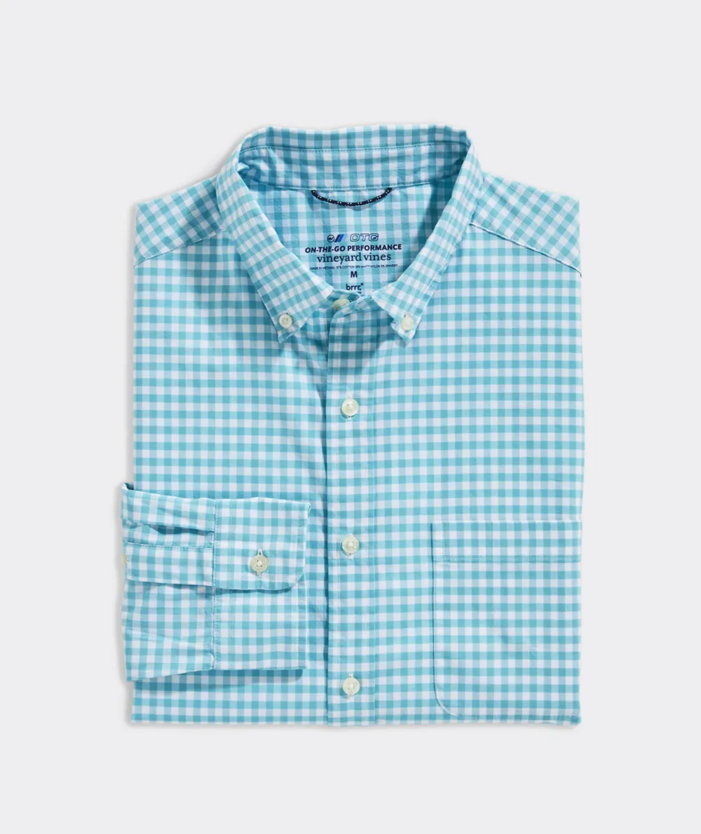 On-The-Go brrr° Gingham Shirt