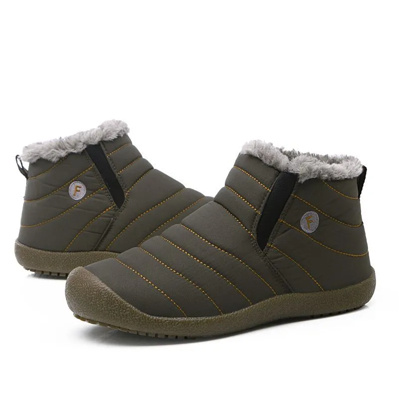 Winter Snow Boots Warm And Velvet Low Top Shoes