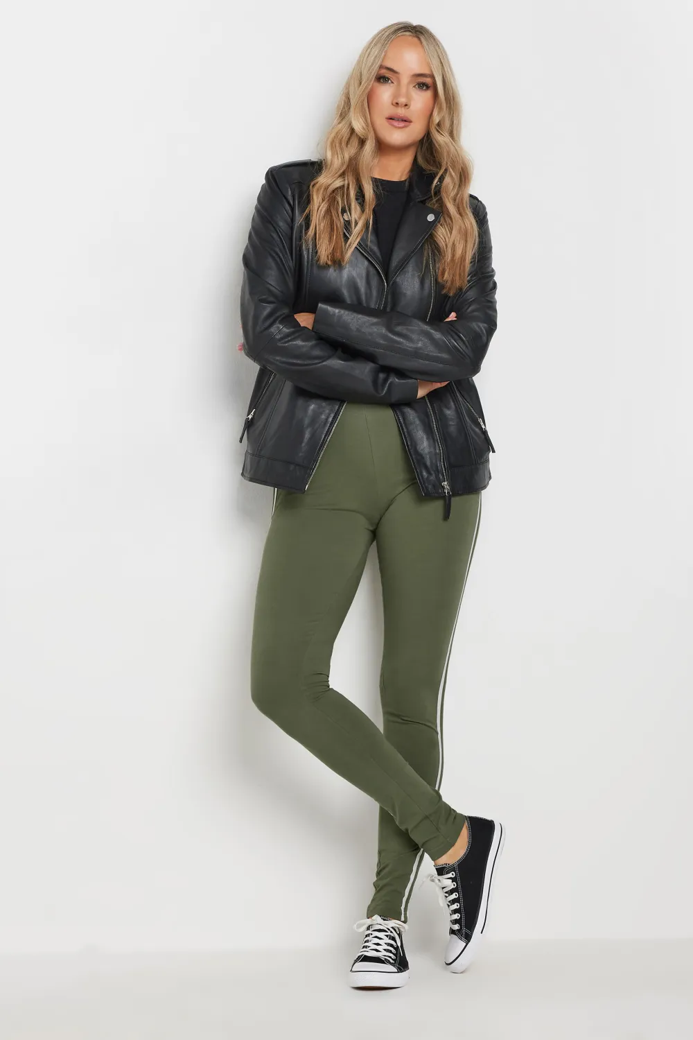 LTS Tall Black Stripe Legging