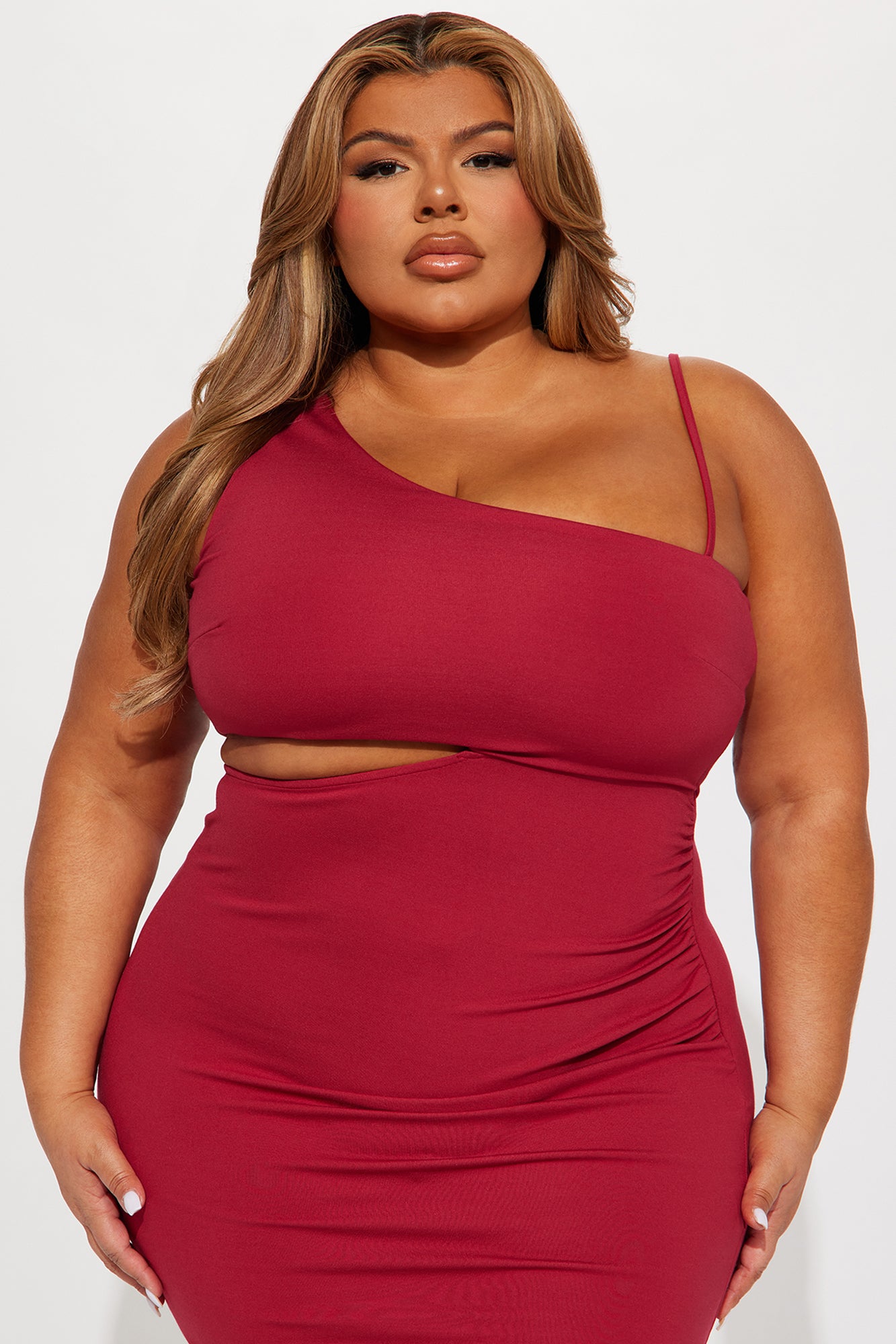 Blair Fringe Maxi Dress - Red
