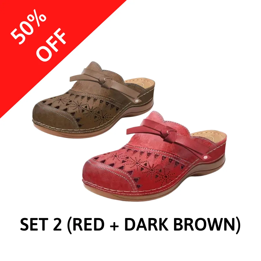 Limited Edition Women Orthopedic Hollow Carved Diabetic Walking Sandals
