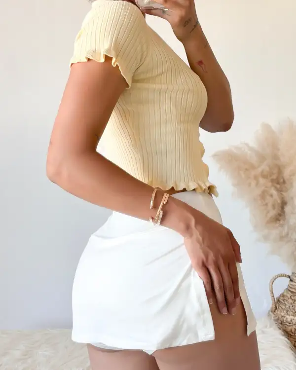 VANESSA RUFFLE TOP