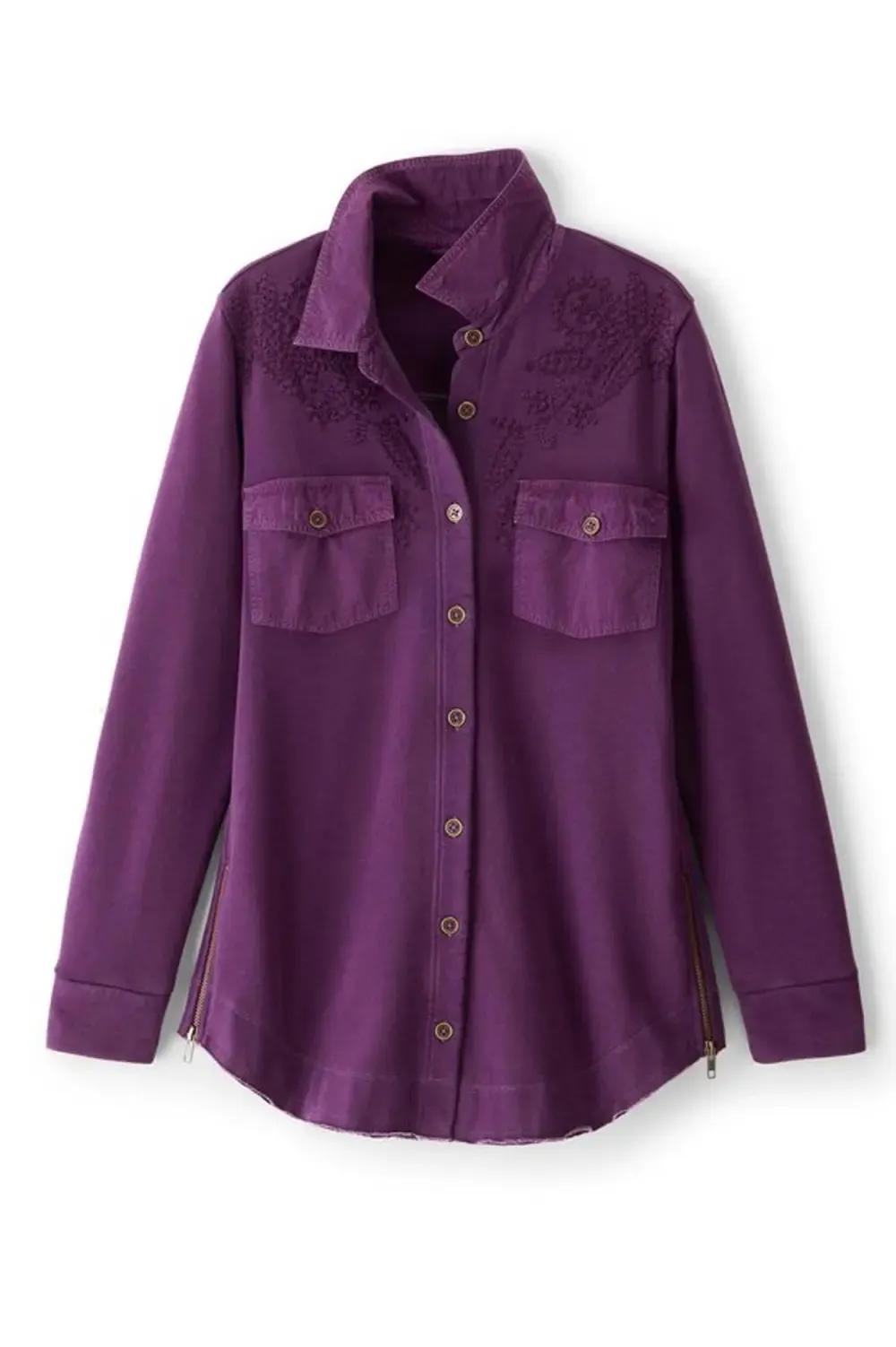 Very French Terry Long Sleeve Big Shirt