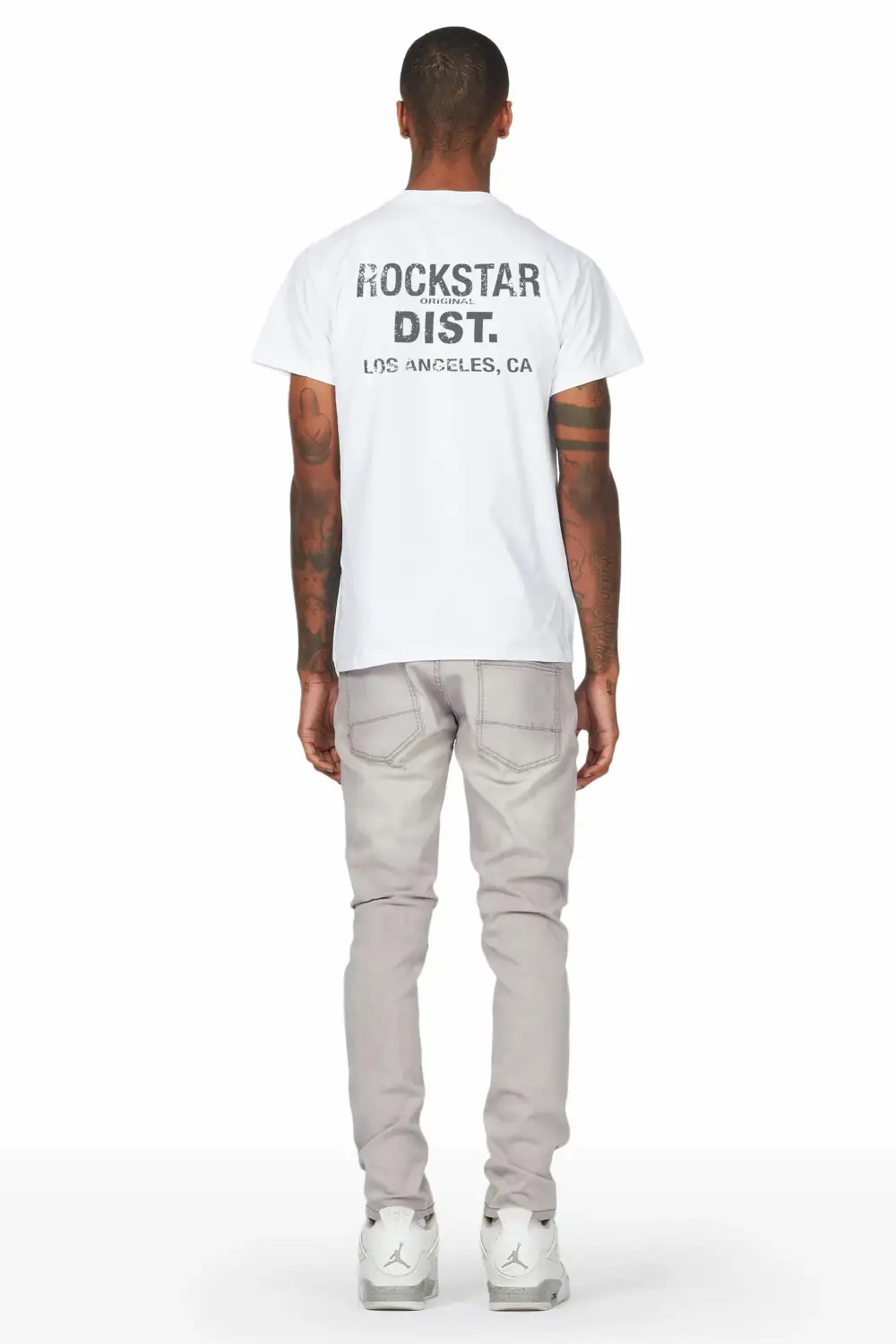 Lake White/Grey T-Shirt/Slim Fit Jean Bundle