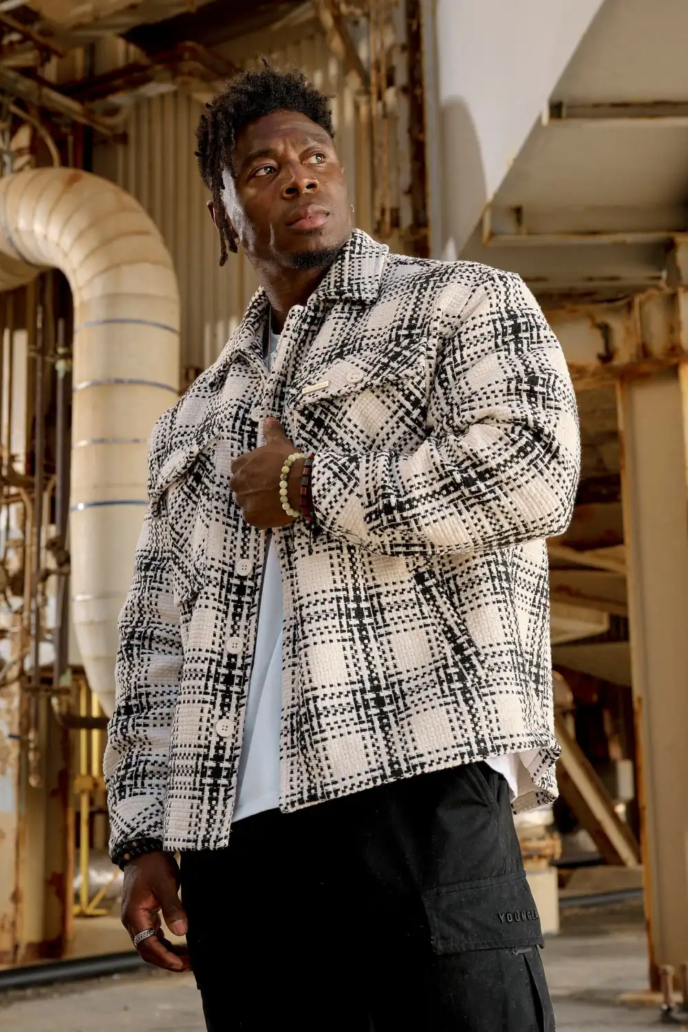 519 -  Woven Flannel Jackets