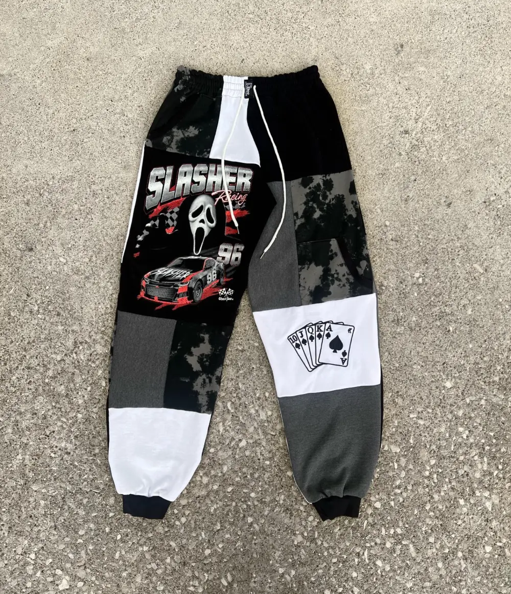 Grey sweatpants how perfect and cozy piece for your Halloween day