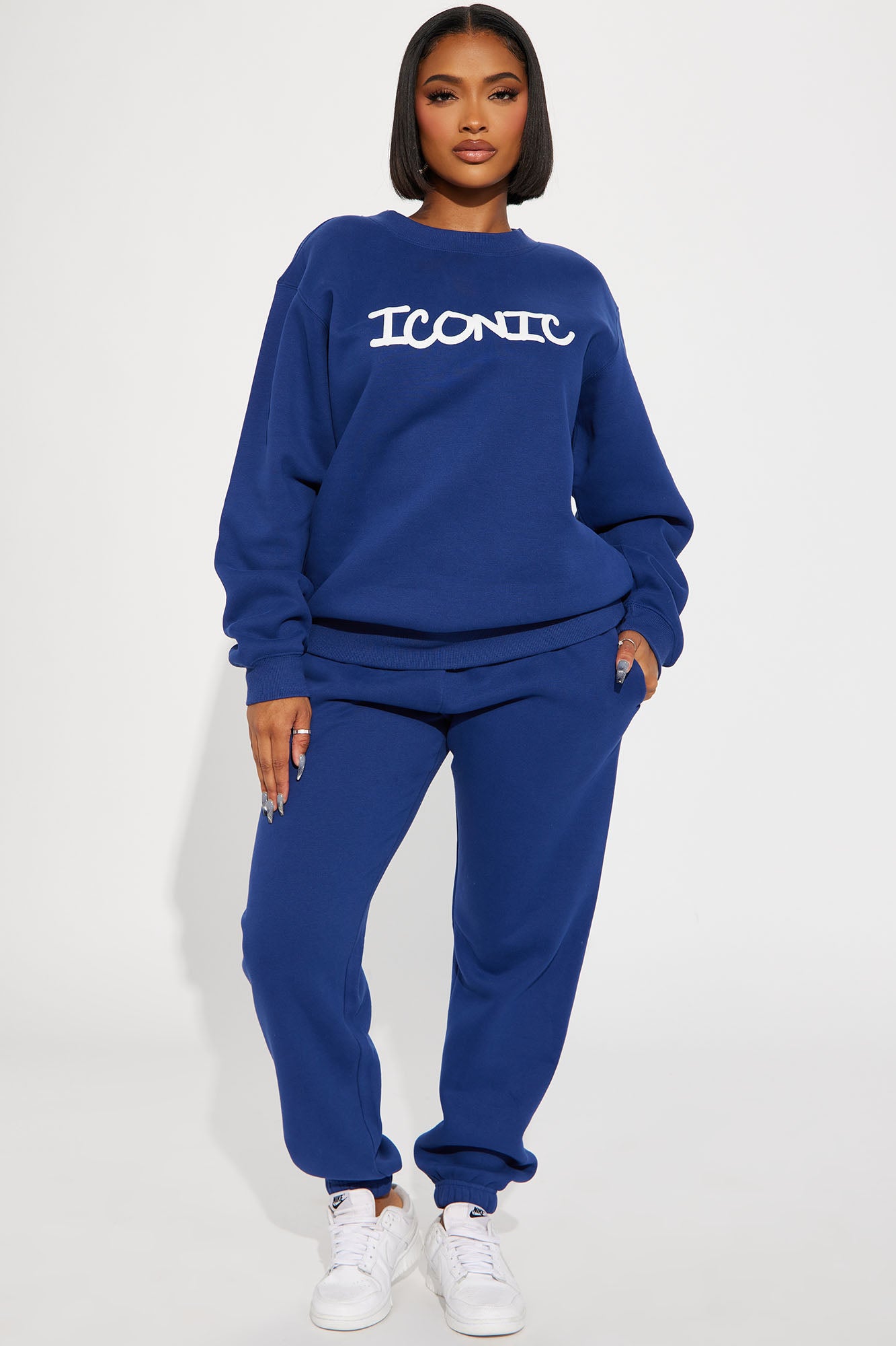 Iconic Sweatpant Set - Navy