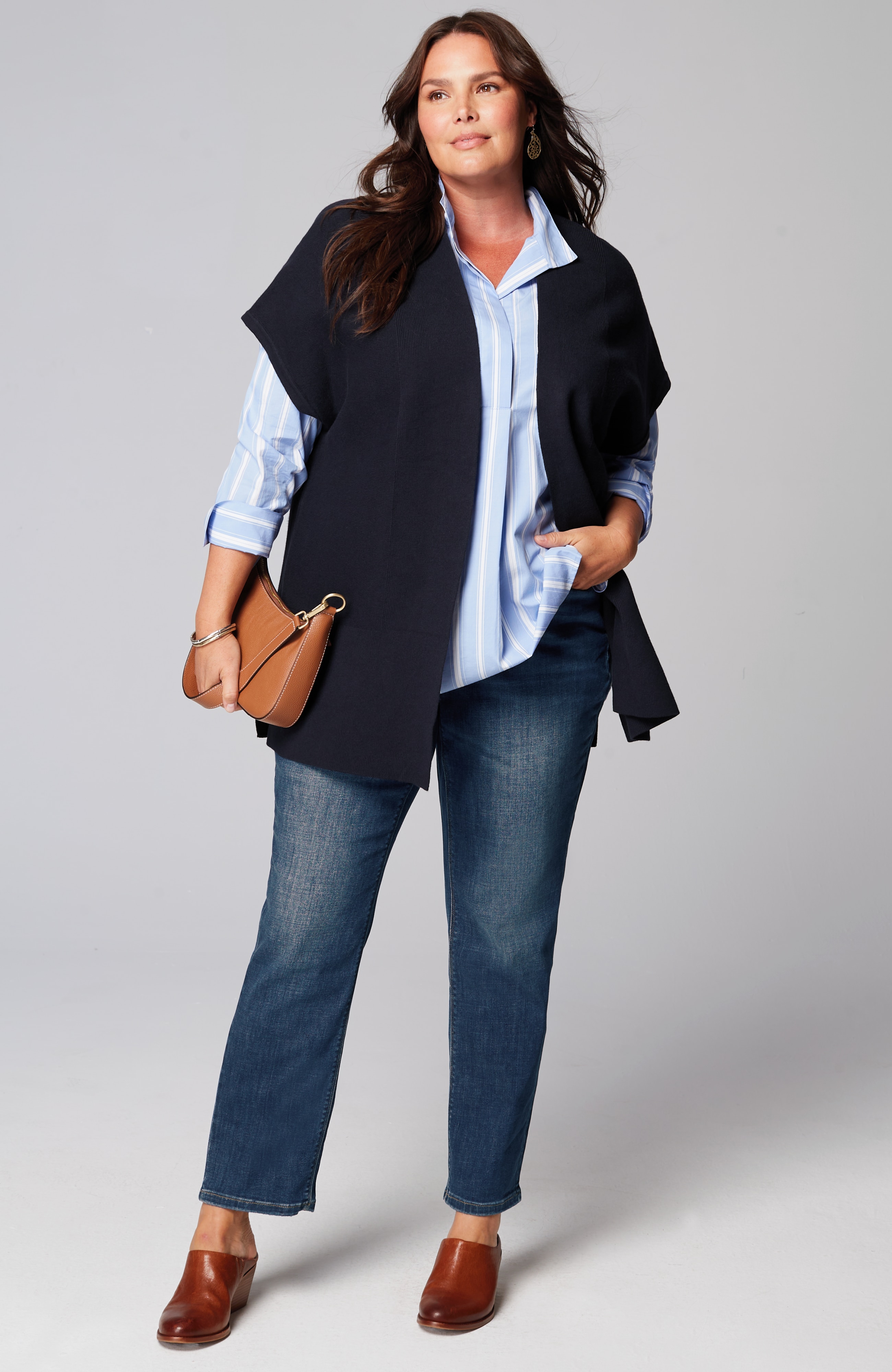 Mixed-Texture Gilet