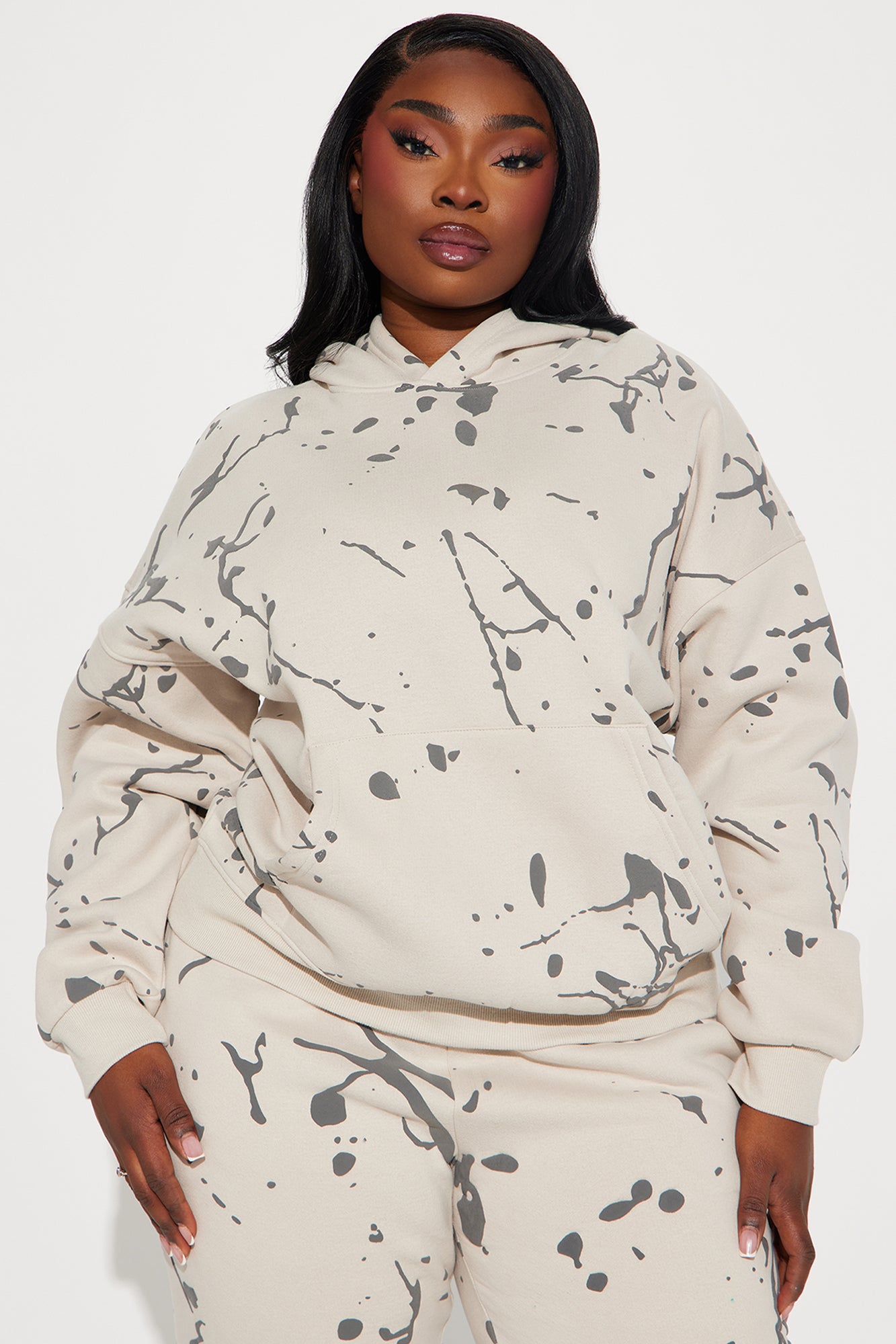 Paint Life Sweatsuit - Taupe